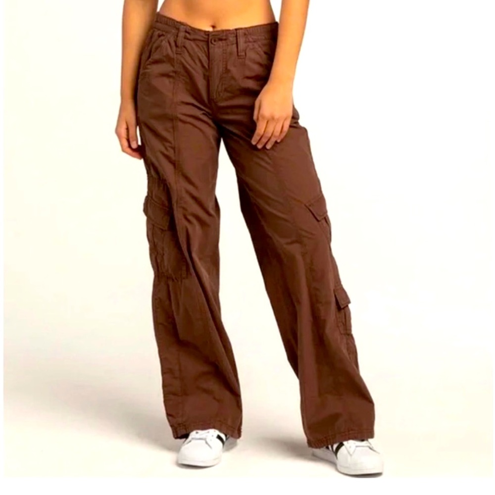 UO BDG Urban Outfitters Y2K Cyber Cargo Pants in Brown Sz S NWOT